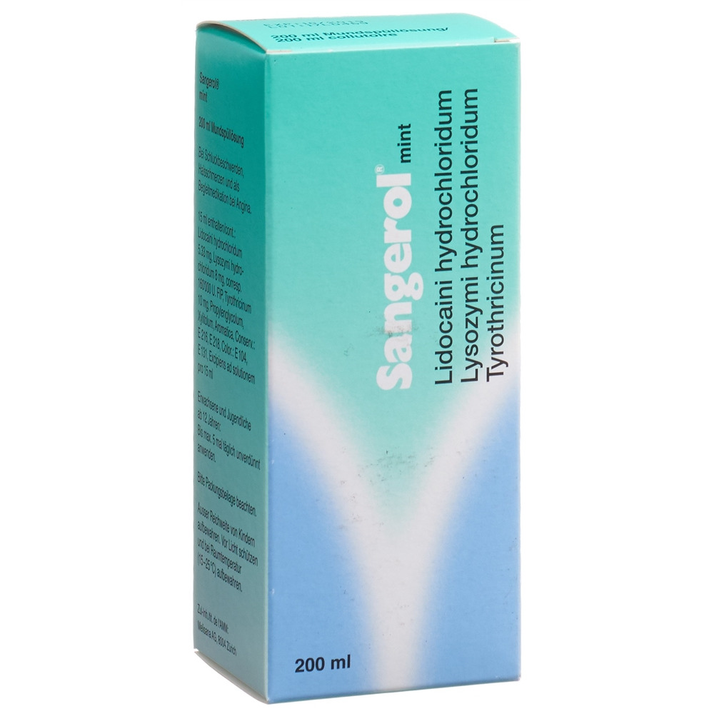 SANGEROL Mundspüllösung Lös mint ohne Zucker Fl 200 ml