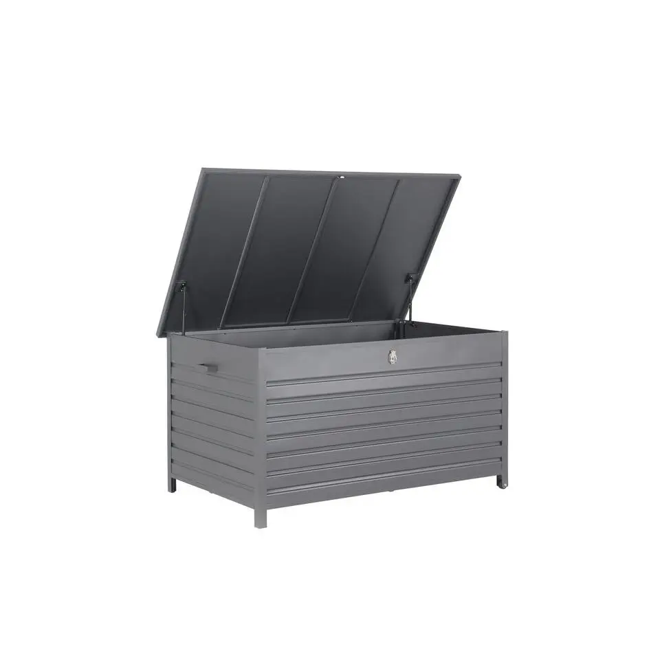 Cambridge kussenbox - aluminium - 155x97xH82,5 cm - carbon black