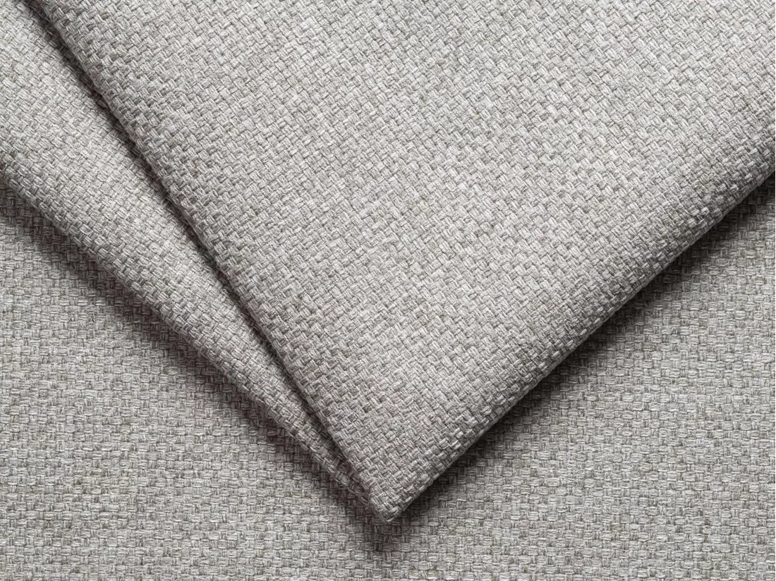 Fauteuil convertible express en tissu gris clair - Couchage 70 cm - Matelas 14 cm - CALITO