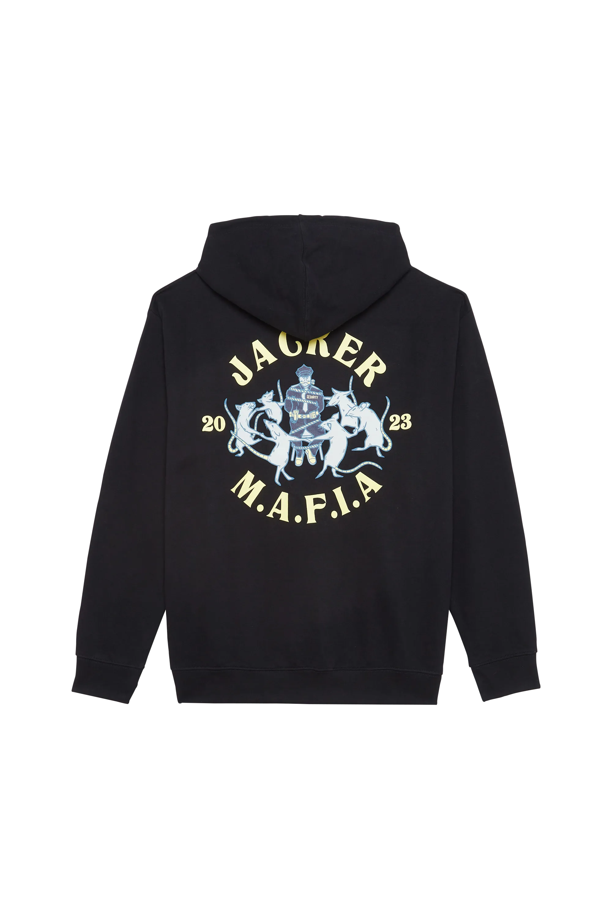 JACKER Hoodie DANCING RATS Noir