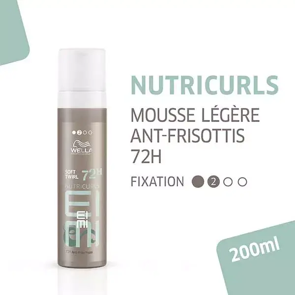 Wella Professionals EIMI Nutricurls Soft Twirl Mousse Antifrizz 200ml