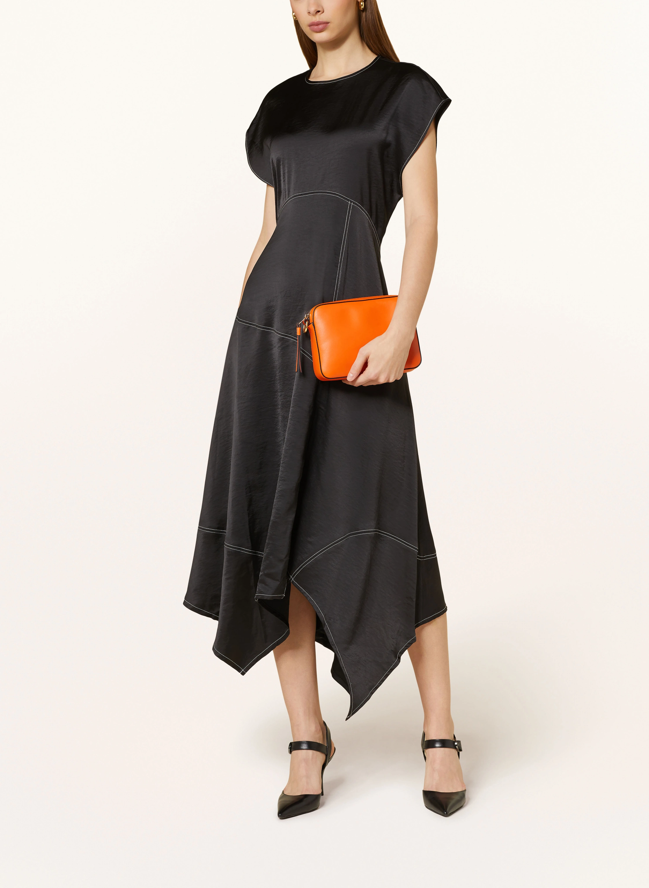 ALLSAINTS Satinkleid AGNES