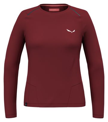 Baselayer Femme Salewa Pedroc Dry Rouge