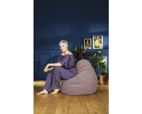 Zitzak Sitting Point Alfa XL ca. 220 liter, oudroze, 70x110 cm