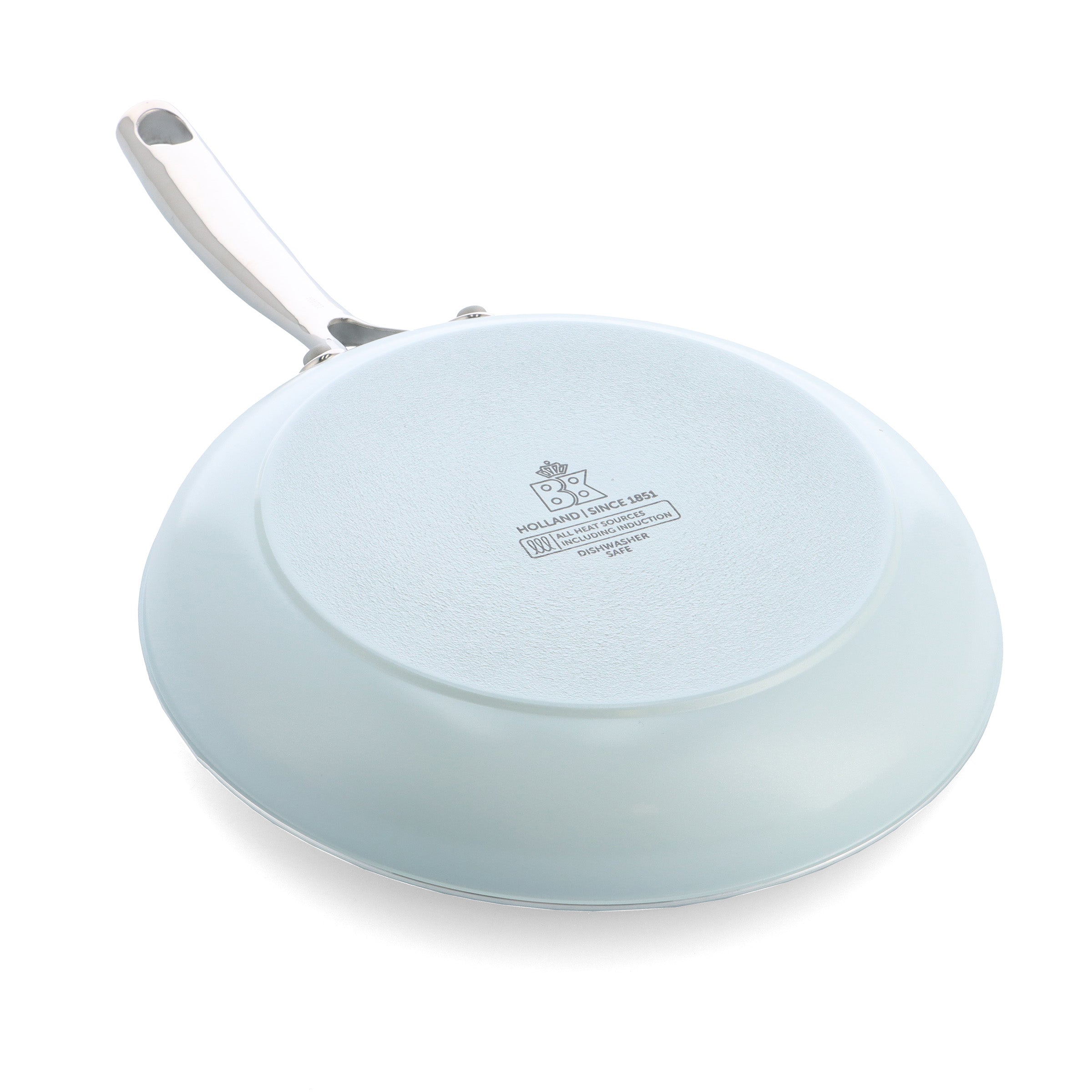 Sky blue 3-delige pannenset   Braadpan Blue   Panbeschermers