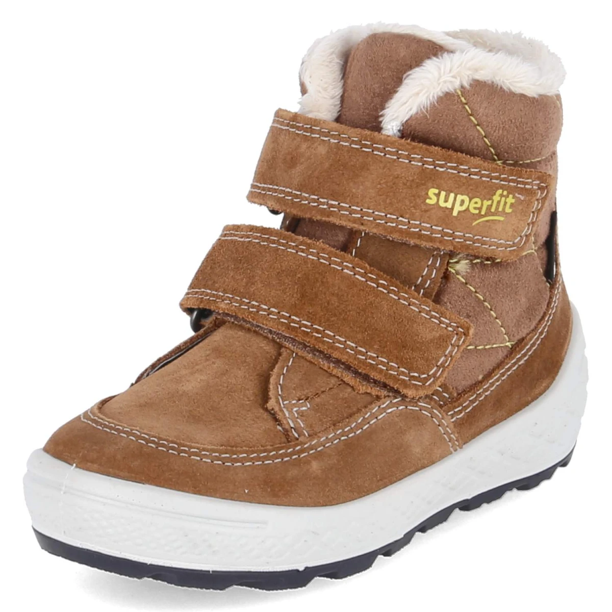 SuperfitWinterstiefeletten GROOVY - BRAUN/GELB