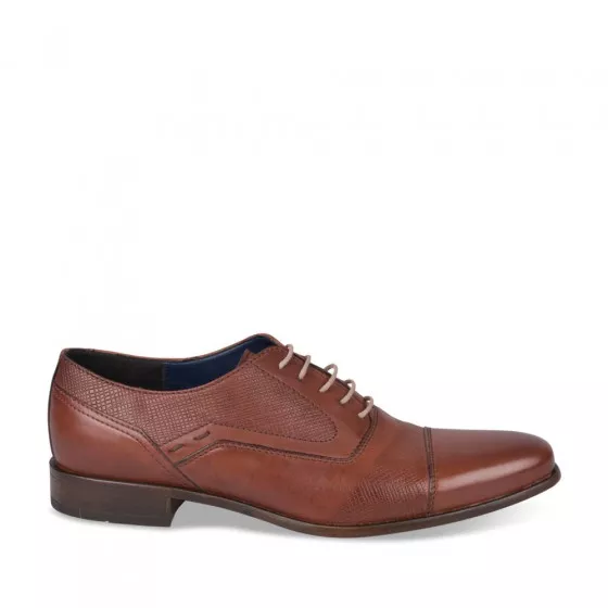 Derbies COGNAC B-BLAKE CUIR