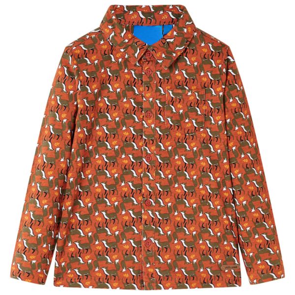 Camisa para Criança Cor Ferrugem-claro 104 - 2773234016