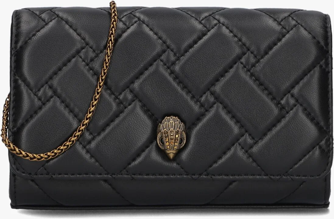 KURT GEIGER LONDON zwarte kurt geiger london schoudertas extra mini kensington