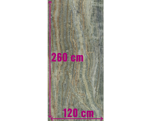XXL porseleinen steengoed wand- en vloertegel Nefriet gepolijst 120 x 260 cm 7 mm