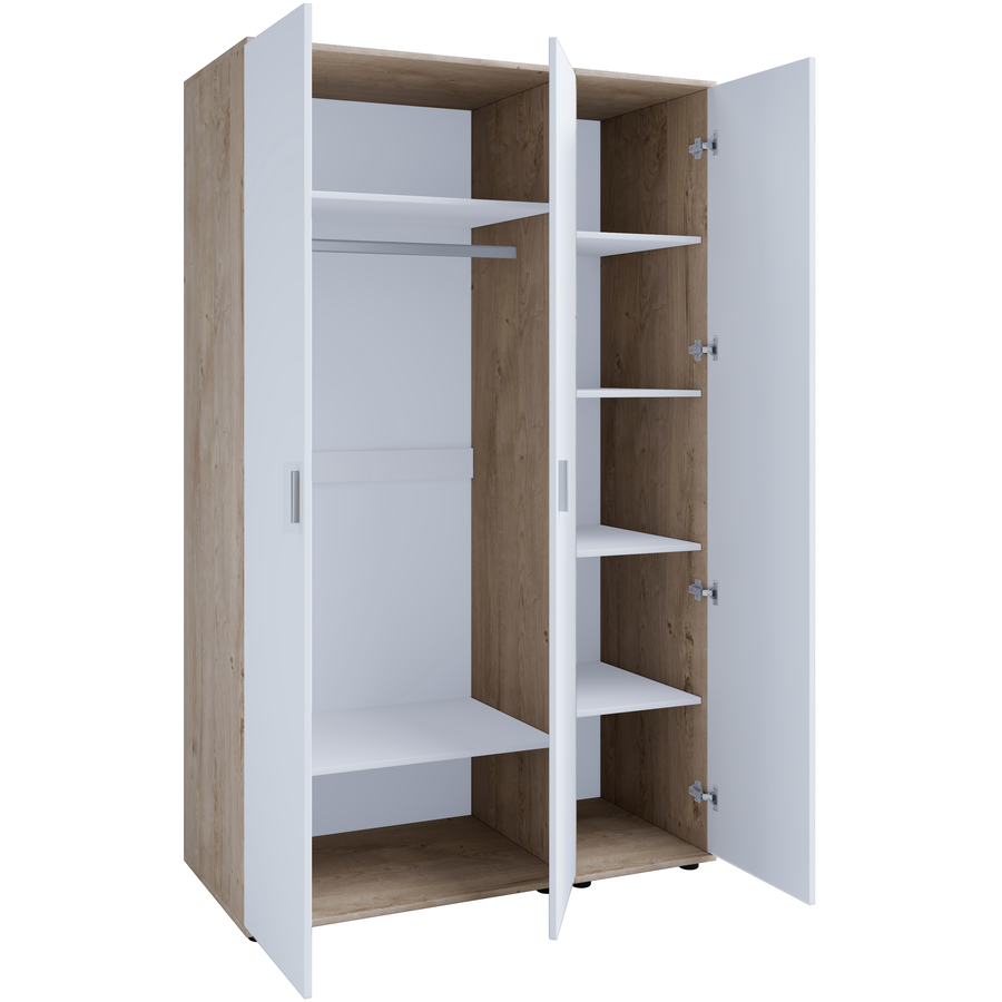 nonjoo. Kleiderschrank Miko 3-türig