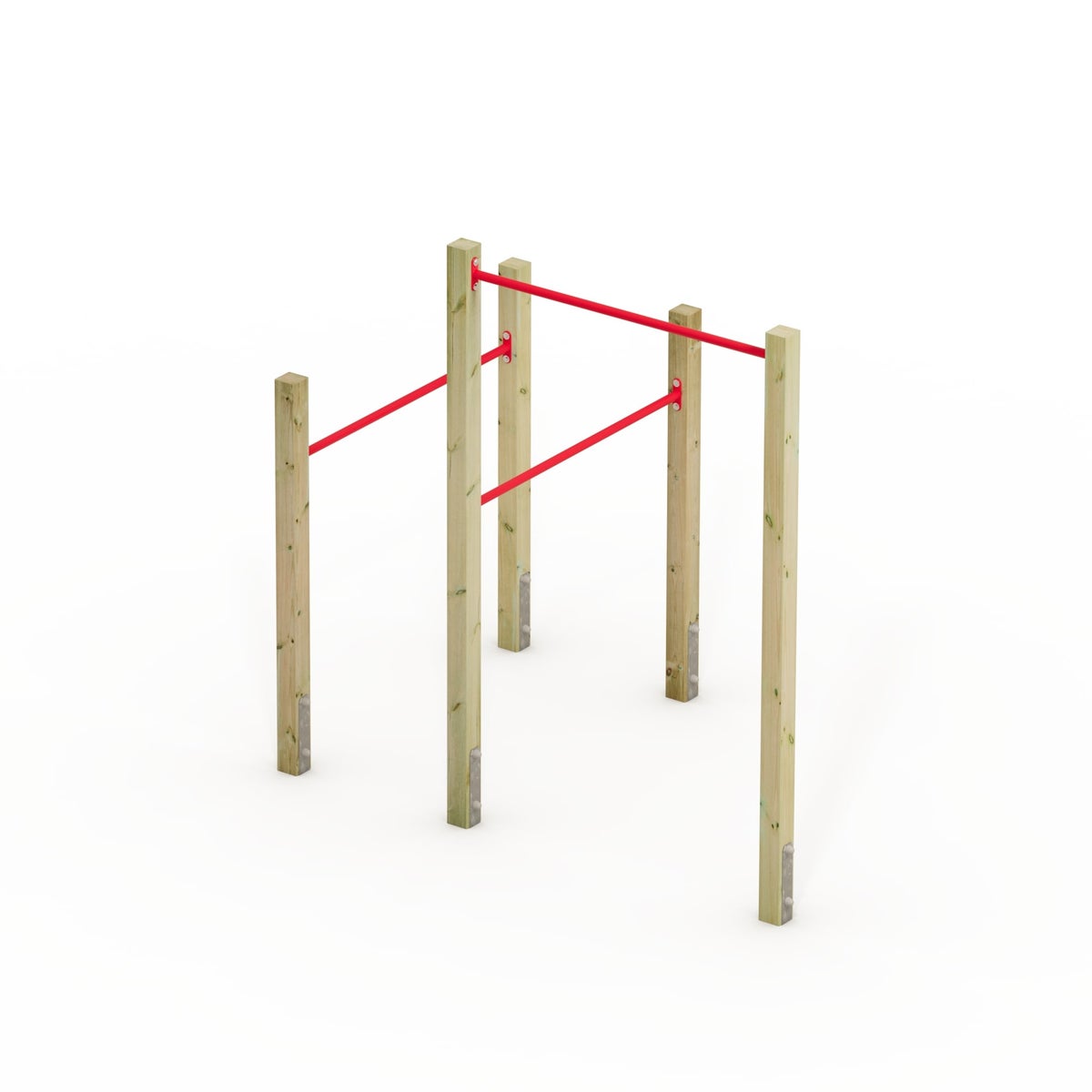 WICKEY FIT Base 505 – outdoor fitnesstoestel – rood