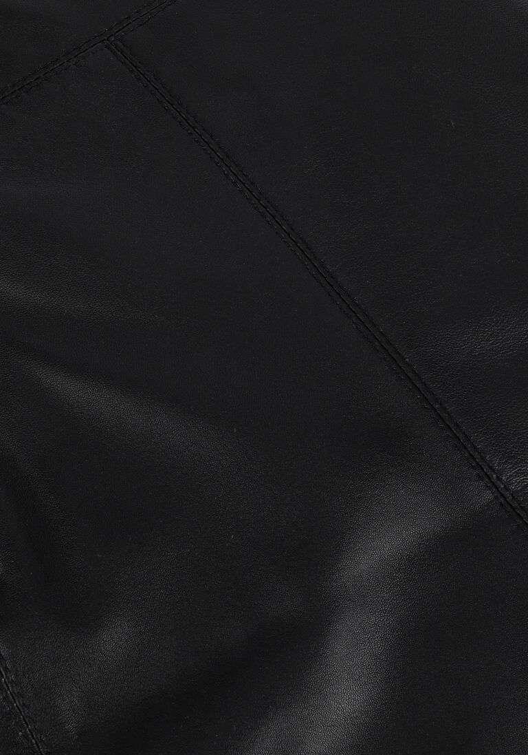 SELECTED FEMME zwarte selected femme minirok ibi mw leather skirt b