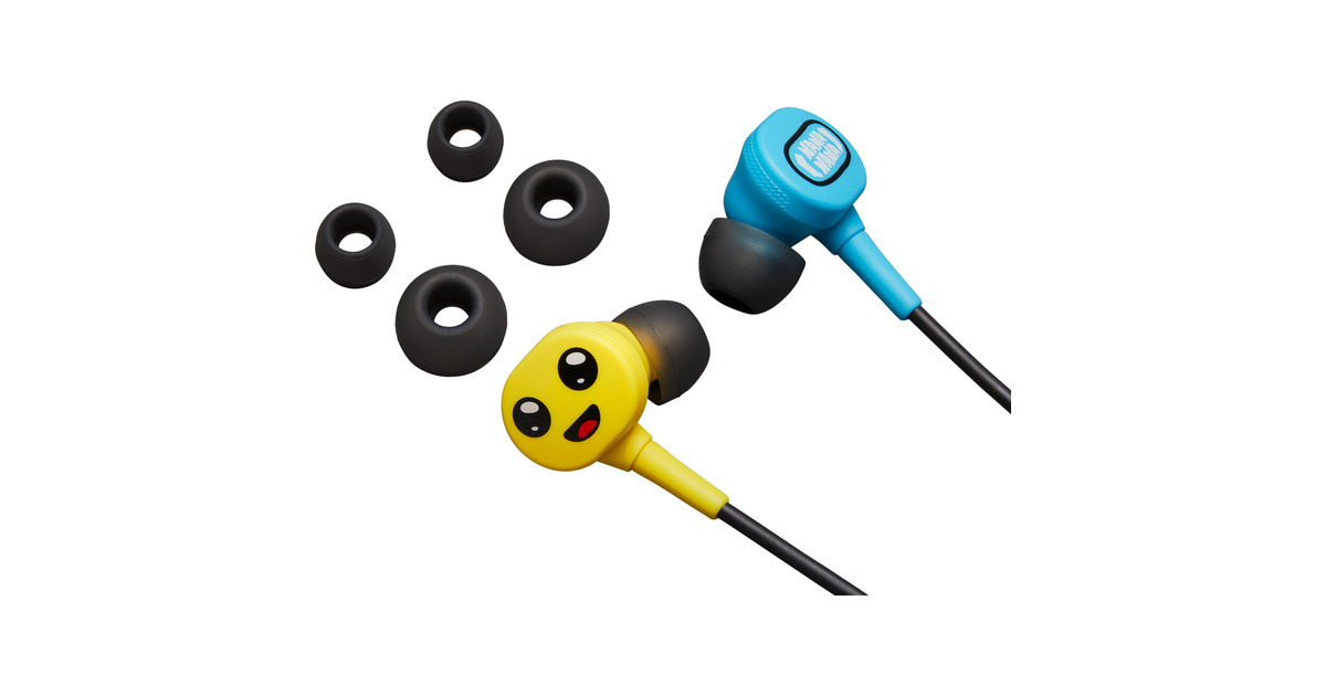 PowerASwitch Wired Earbuds Peely in-ear oortjes  (Blauw/geel)
