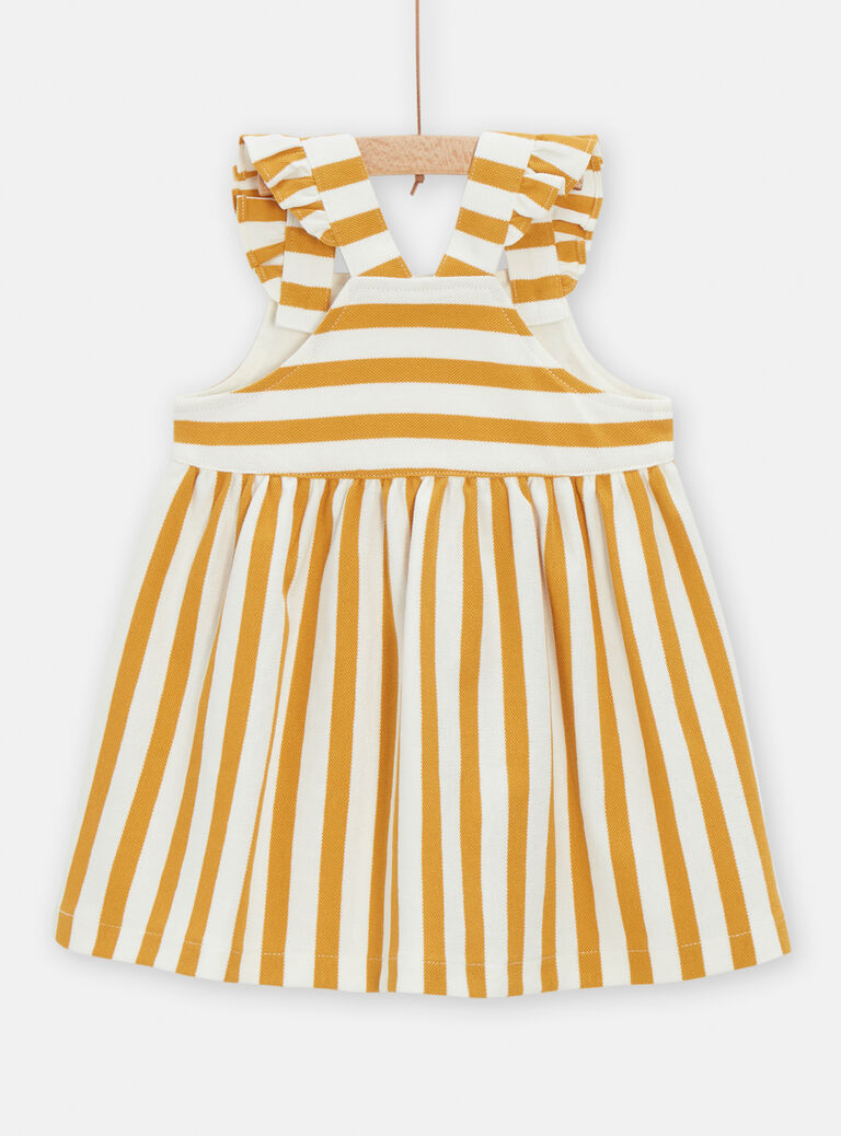 Robe estivale à rayures pour bébé fille