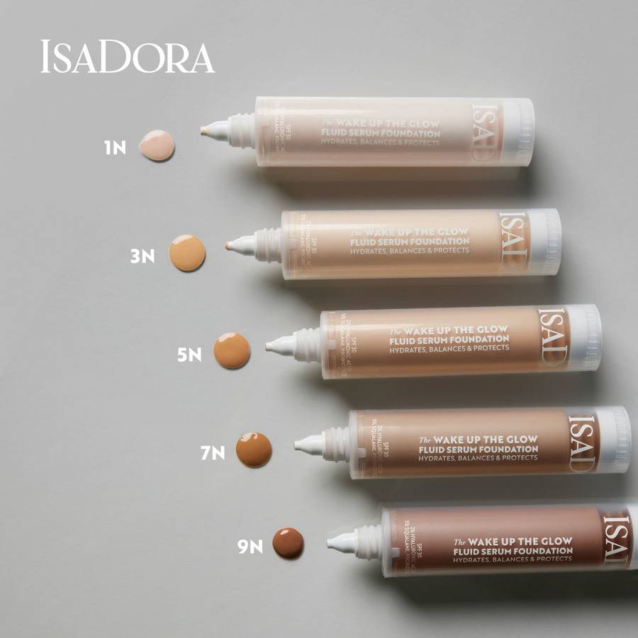 Isadora Wake Up the Glow Fluid Serum Foundation 1N 30ml