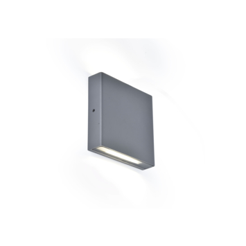 LUTEC wandlamp Pili donkergrijs 8,5W