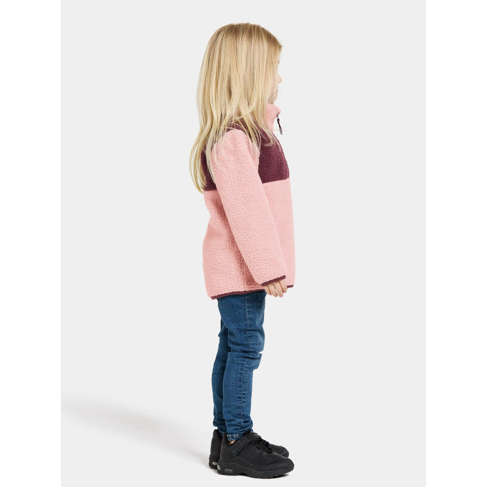 Køb Didriksons Dusty Pink Gosig Kids Halfzip Fleece Jakke | Luksusbaby