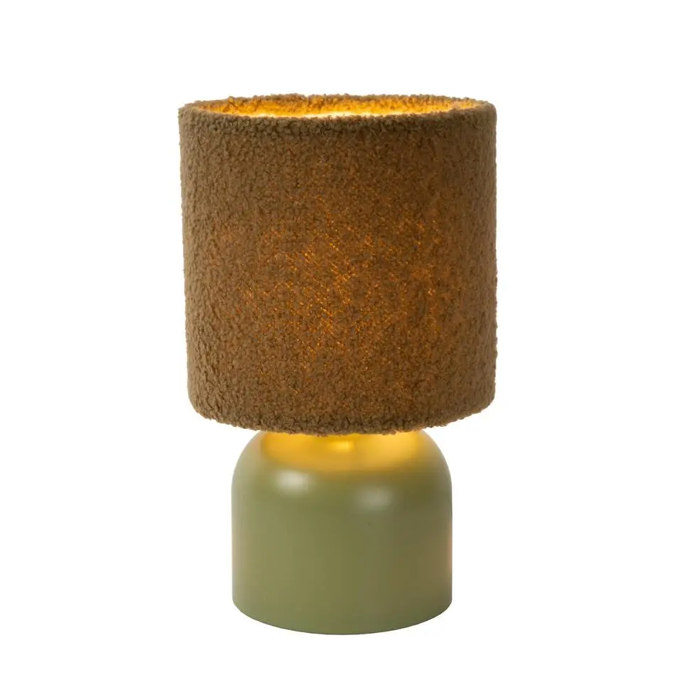 Lucide WOOLLY Tafellamp - Groen