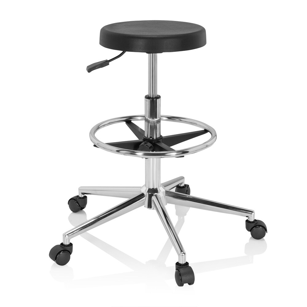 Drehhocker TOP WORK 14 I Hartschaum ohne Armlehnen hjh OFFICE