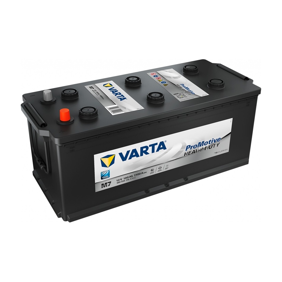 VARTA Promotive Black Batteri 12V 180AH 1100CCA (513x223x200/223mm) +høyre M7