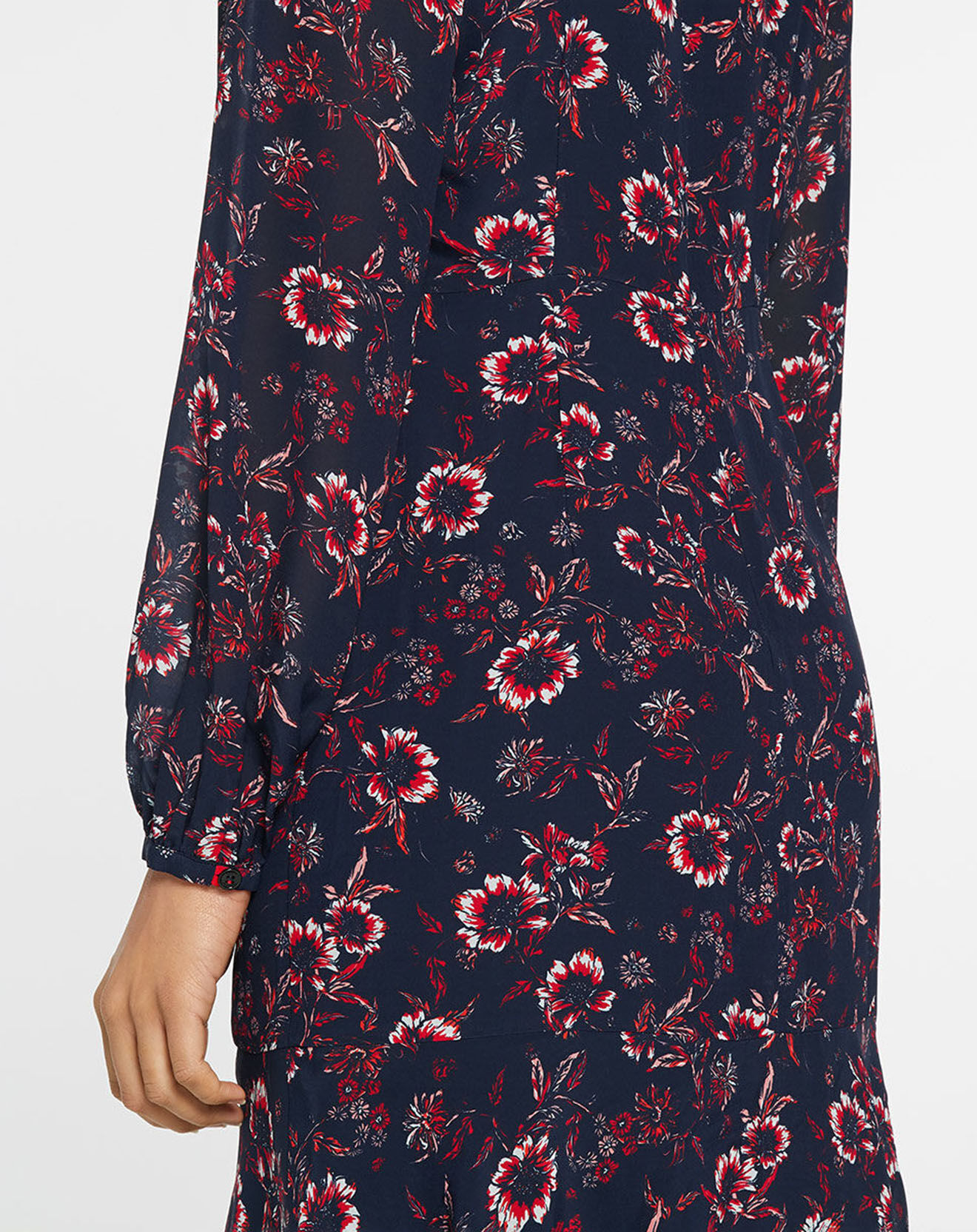 Tommy Hilfiger Robe Theme à fleurs bleu marine