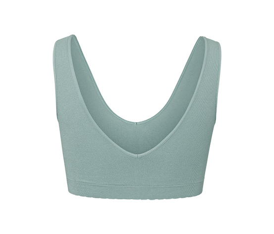 Seamless-Bustier, aqua