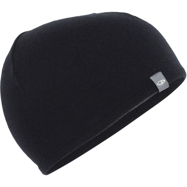 Bonnet ski de fond ICEBREAKER ADULT POCKET HAT BLACK/GRISTONE HEATHER