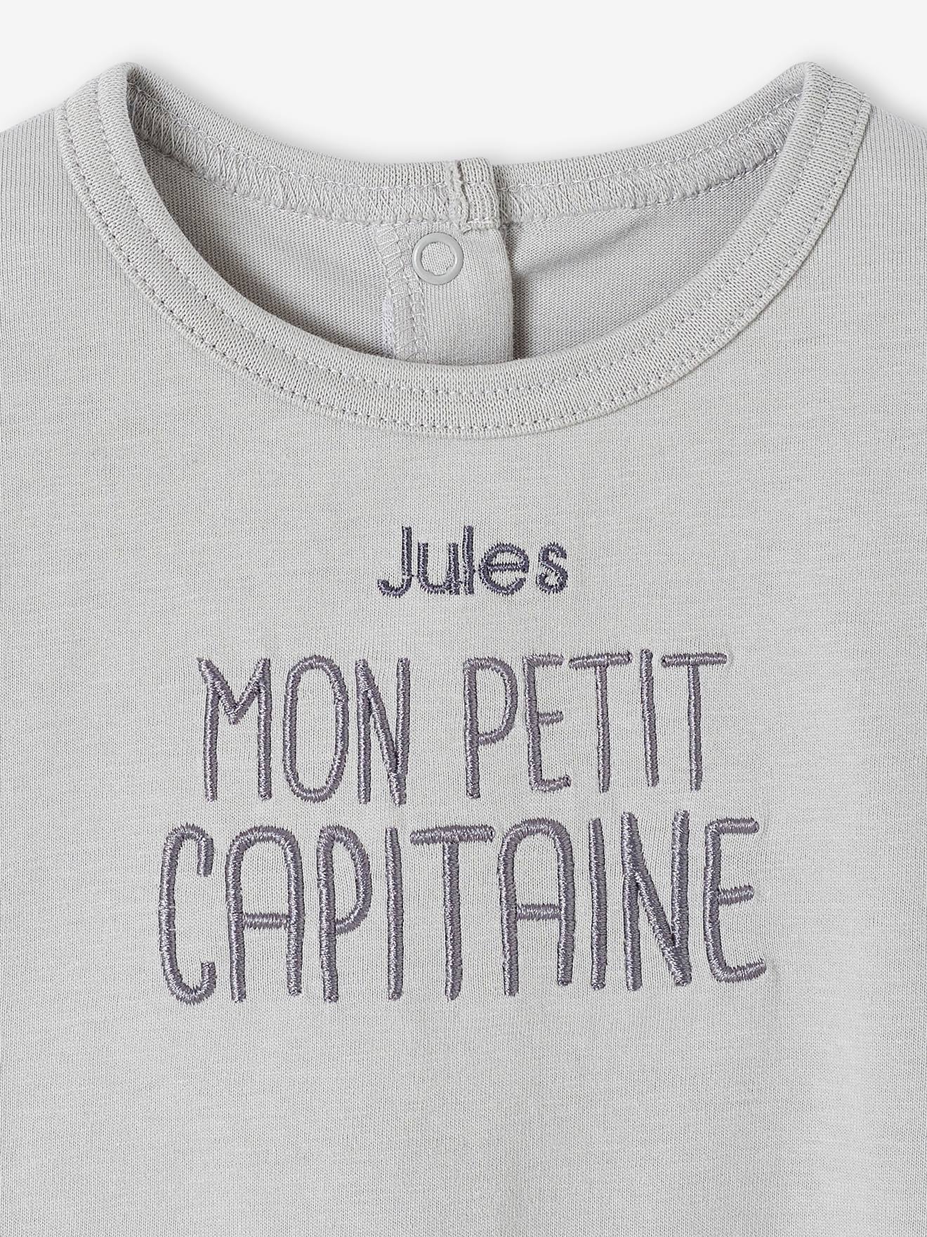 Camiseta infantil personalizável na cor verde-água