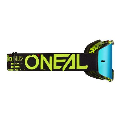 Masque cross O'Neal B-10 - ATTACK V24 - IRIDIUM 2024 - Noir / Jaune