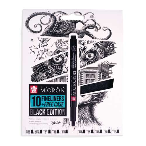 SAKURA® PIGMA MICRON™ BLACK EDITION Sets