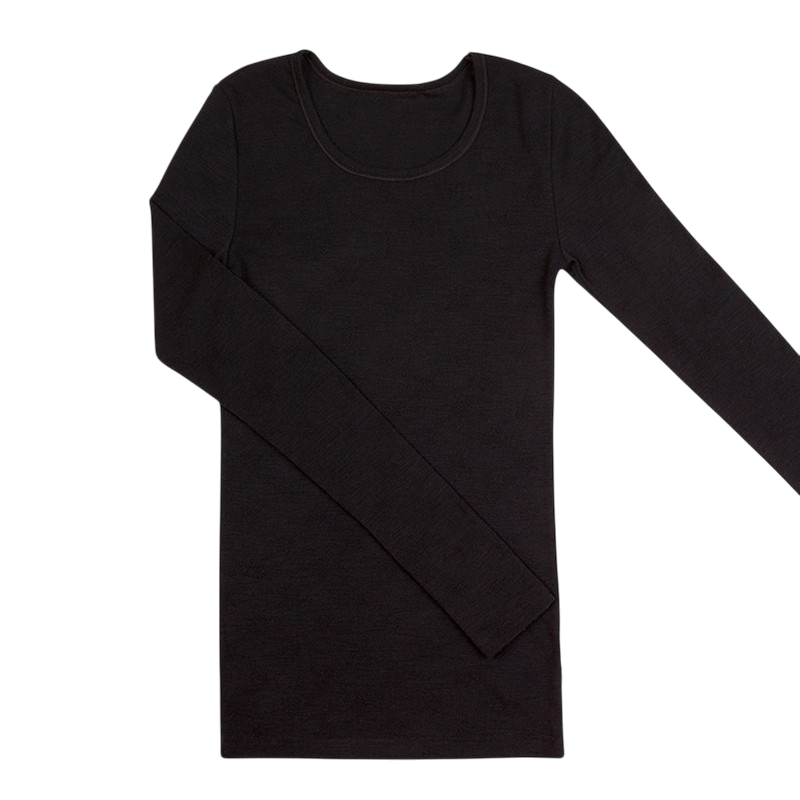 Women Langarmshirt Merino TORTIN Black