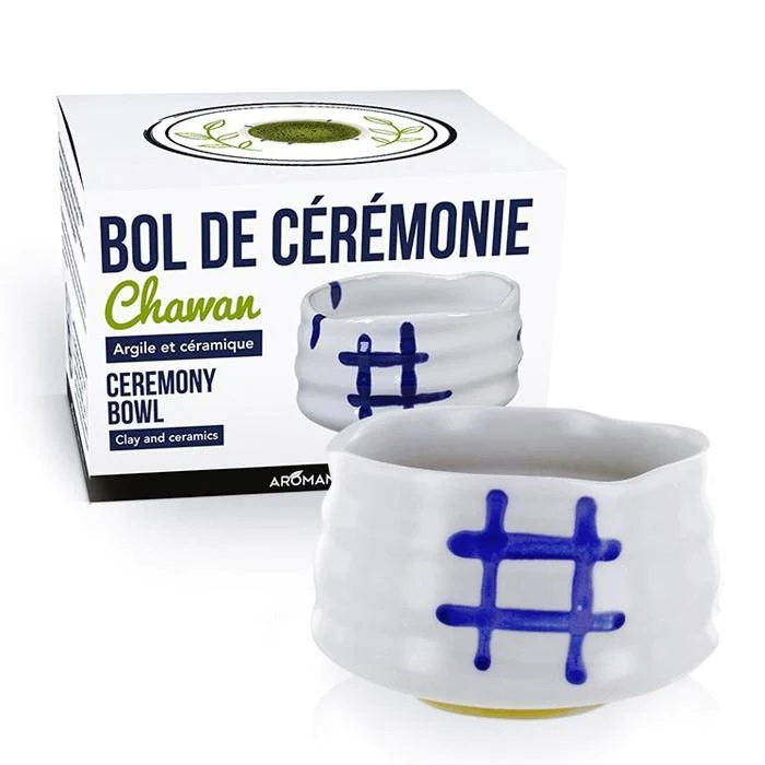 Bol de cérémonie japonais Chawan - Blanc Aromandise