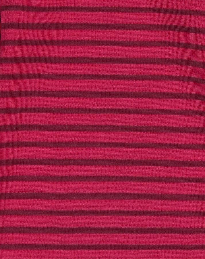 Langarm-Body STRIPES mit Seide in himbeere/orchidee