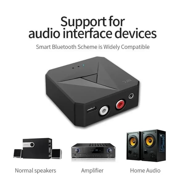 Bluetooth RCA/AUX Adapter – NFC Sensor