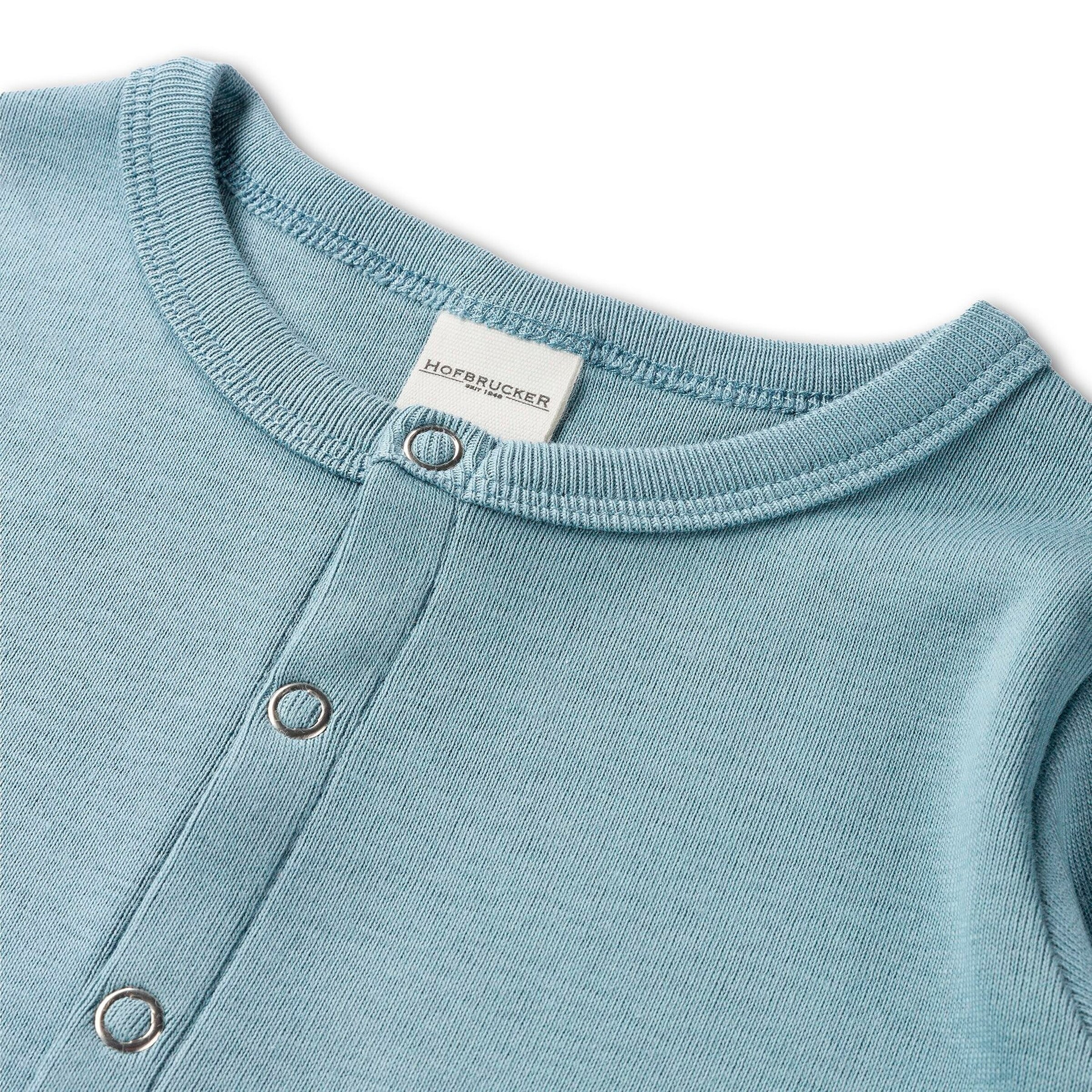 Hofbrucker Baby Schlafanzug Mina Taubenblau