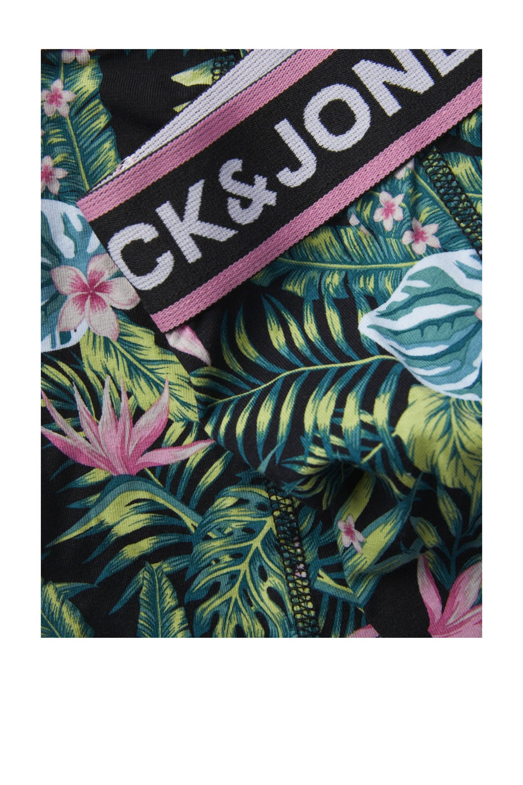 boxershort JACDREW - set van 3 groen/zwart/roze