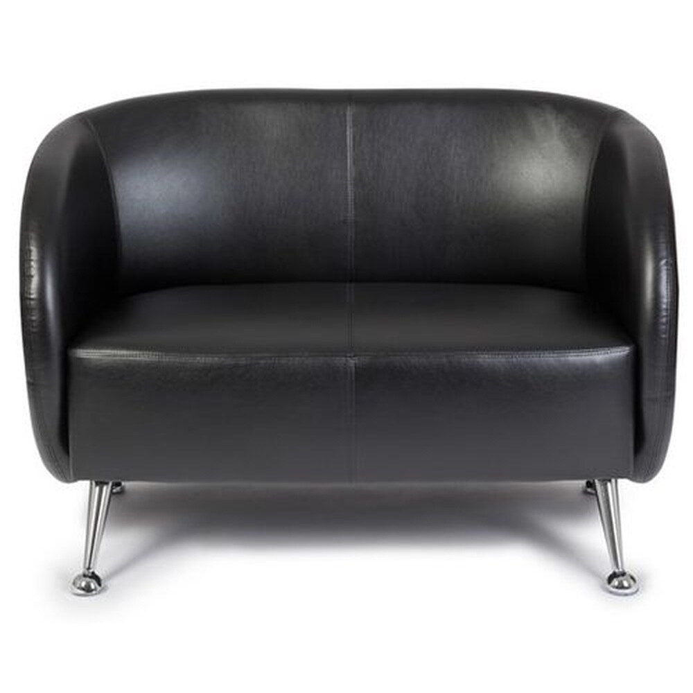Lounge Sofa ST. LUCIA Kunstleder mit Armlehnen hjh OFFICE