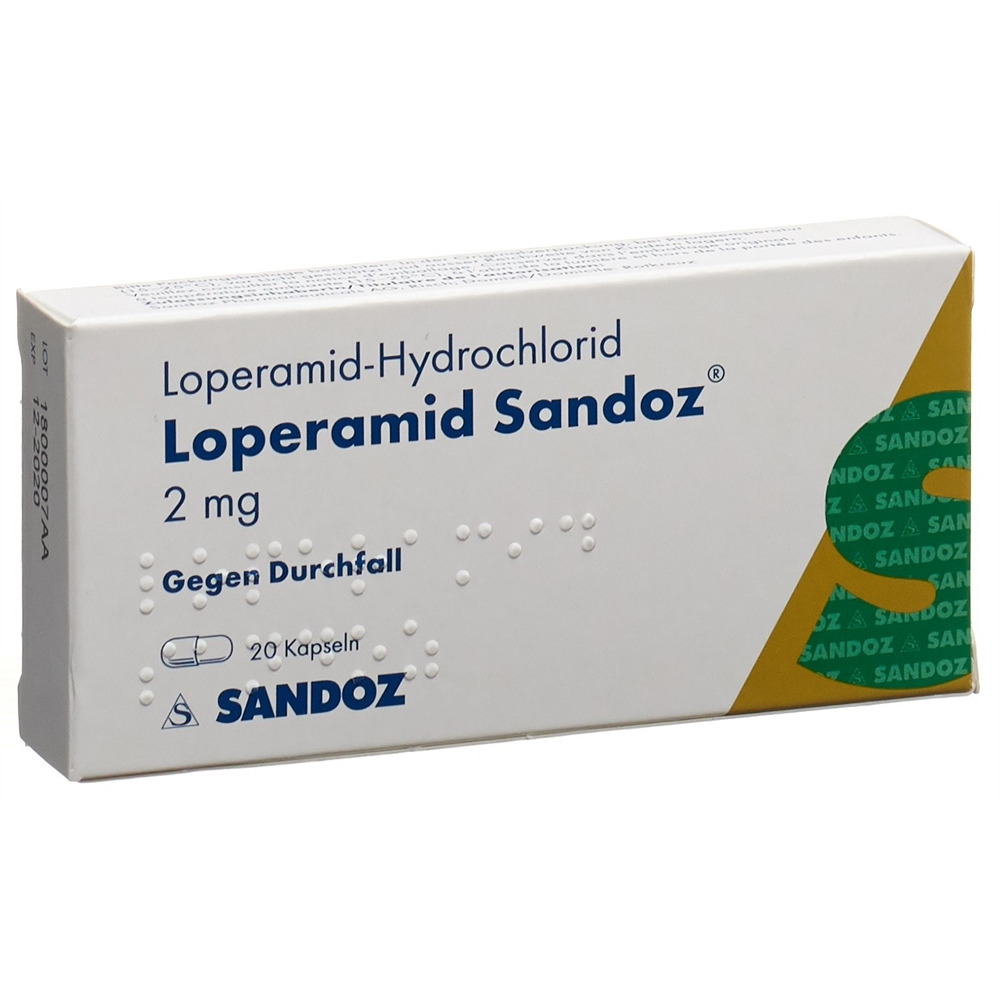 LOPERAMIDE Sandoz 2 mg<br>20 Stück, Blister, Hartkapsel