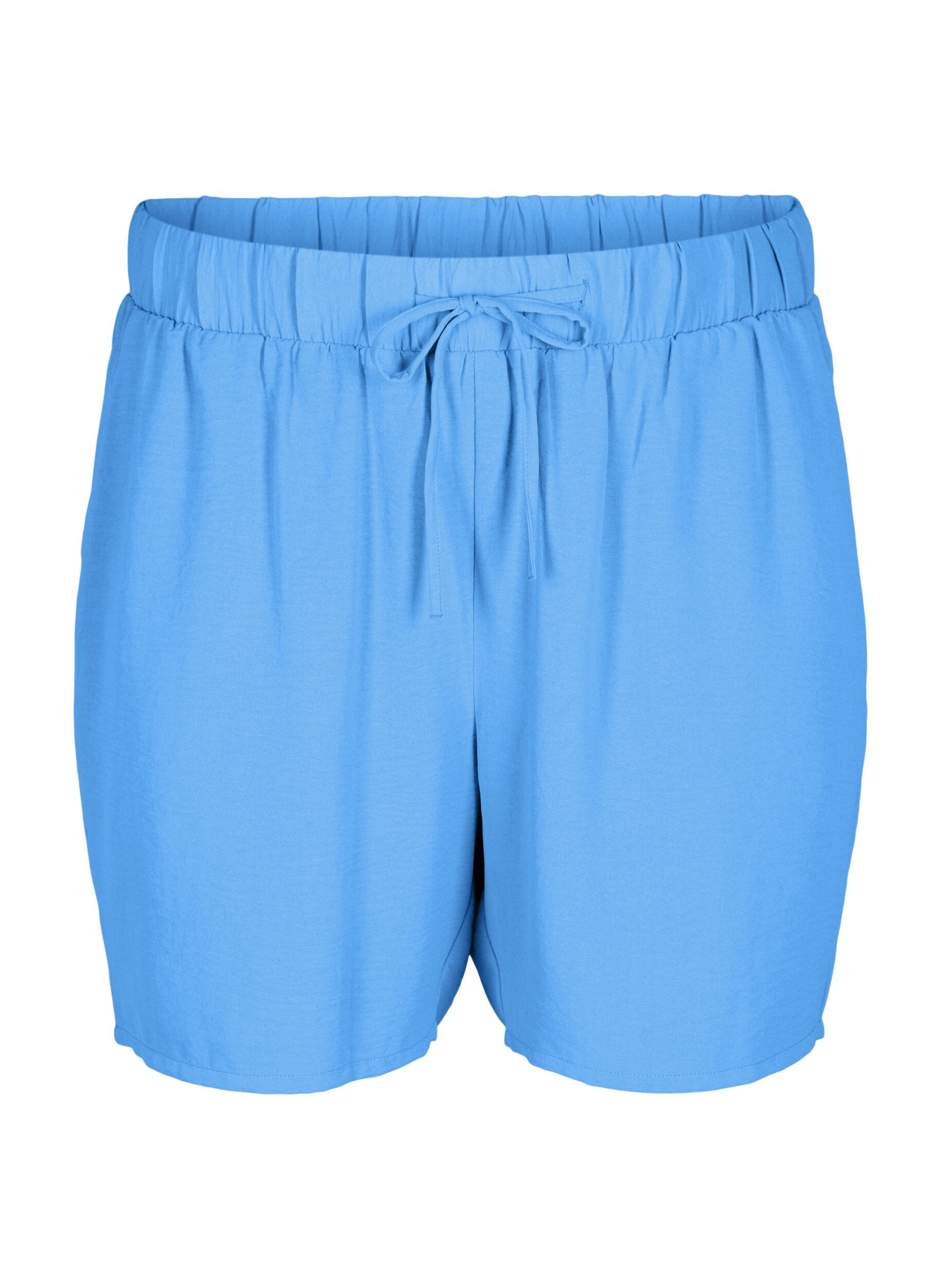 Shorts med lommer og elastik i taljen