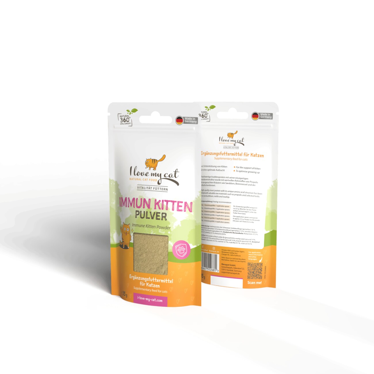 I love my cat Immun Kitten Pulver - 35g