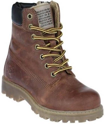 Develab 41073 Veterboots Laarzen Met Veters Jongens Cognac