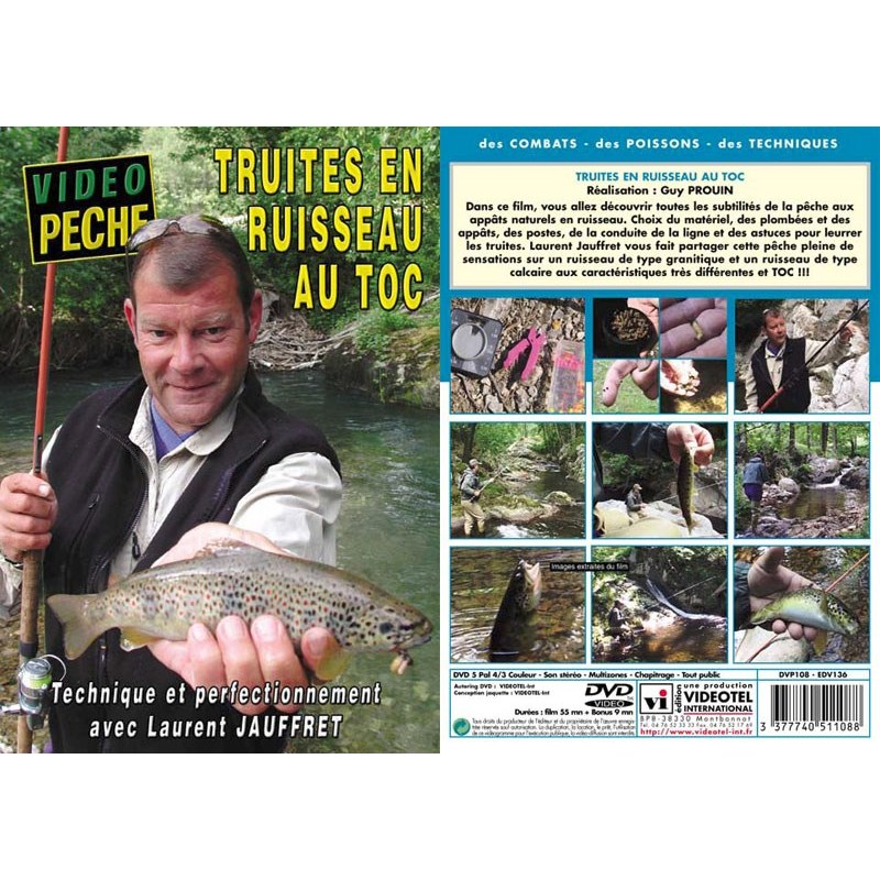 Dvd - Truites En Ruisseau Au Toc
