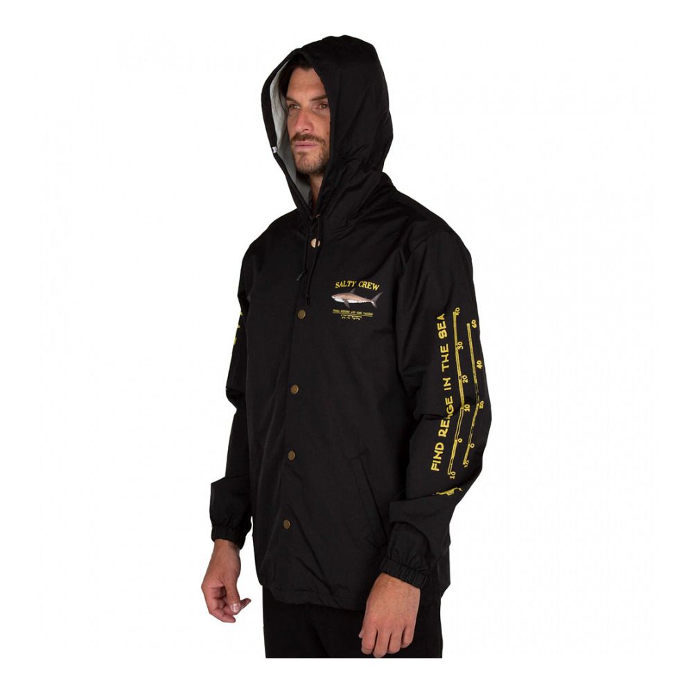 Salty Crew BRUCE SNAP - Veste Homme black