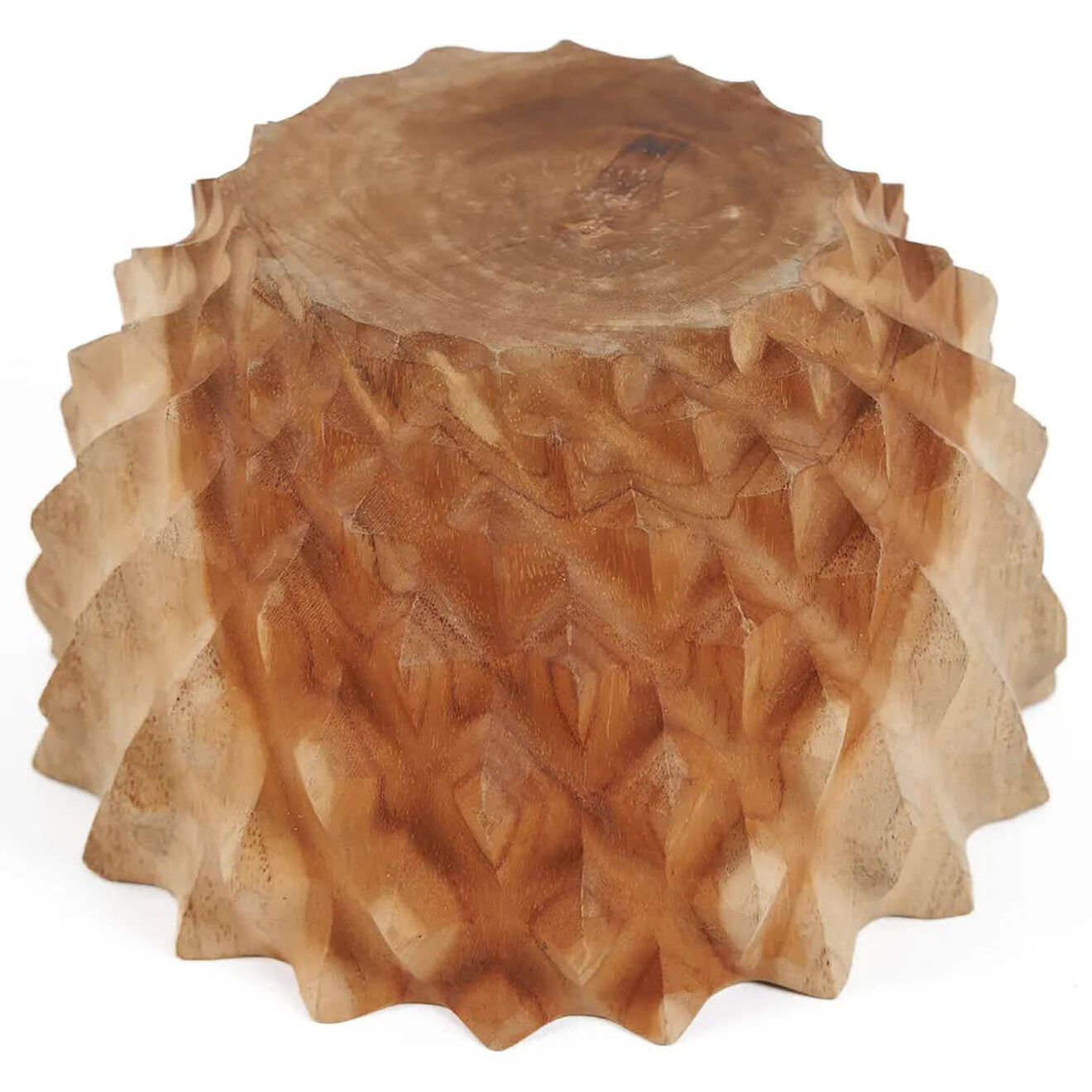 Bazar Bizar Bol en teck Durian naturelle - D.15 cm