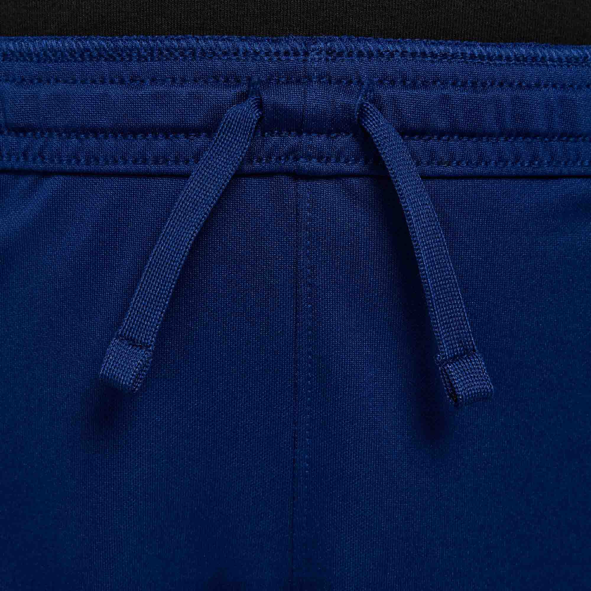 Kylian Mbappé Academy Soccer Shorts Barn 492/Blue Void/Blue Void/Metallic Gold