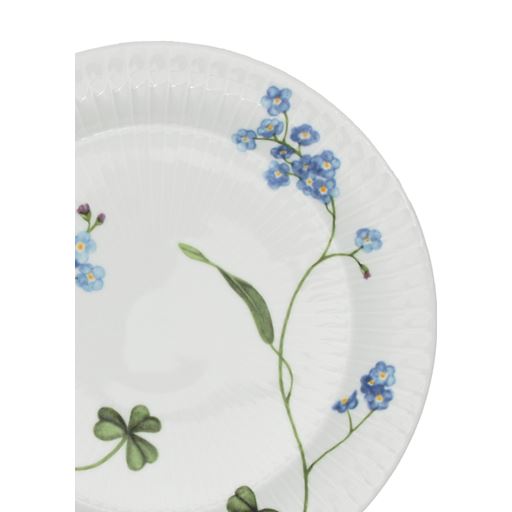Kähler Hammershøi Summer Frokosttallerken, Forglemmigej, Ø22cm