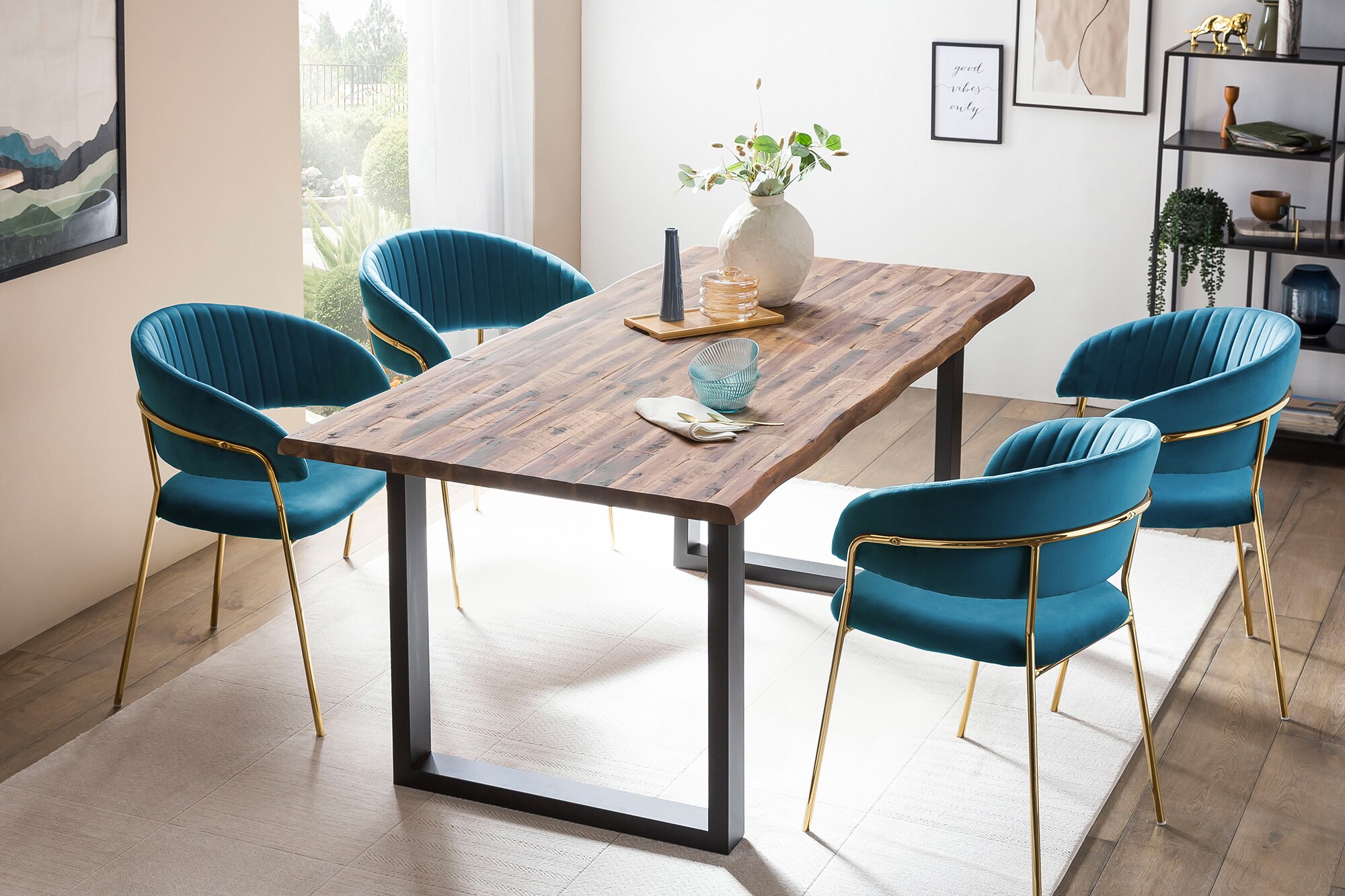 Esstisch 160x90 cm Esszimmertisch Küchentisch Tisch Holztisch