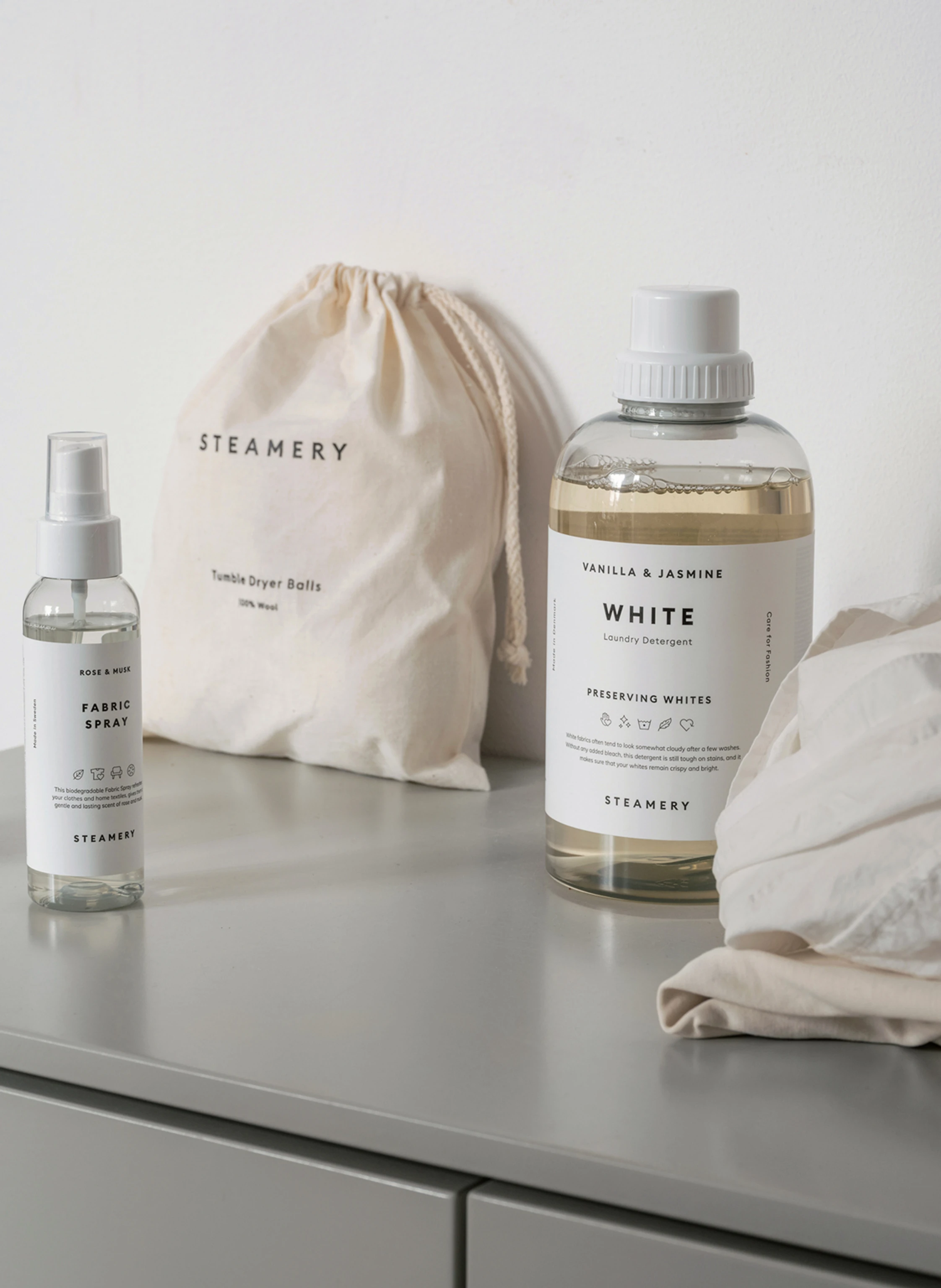 STEAMERY Waschmittel WHITE