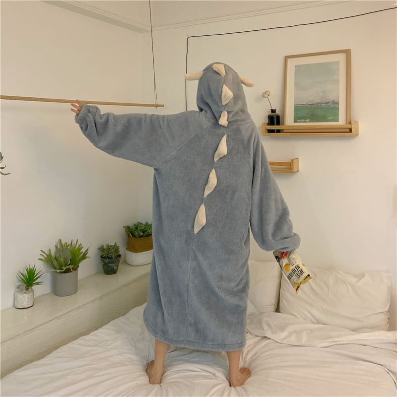 Ukiyo - Lange mouwen dinosaurus pluizige pyjamajas